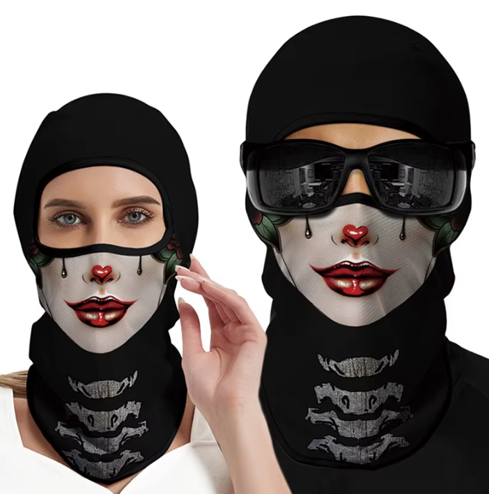 Balaclava Red Plume