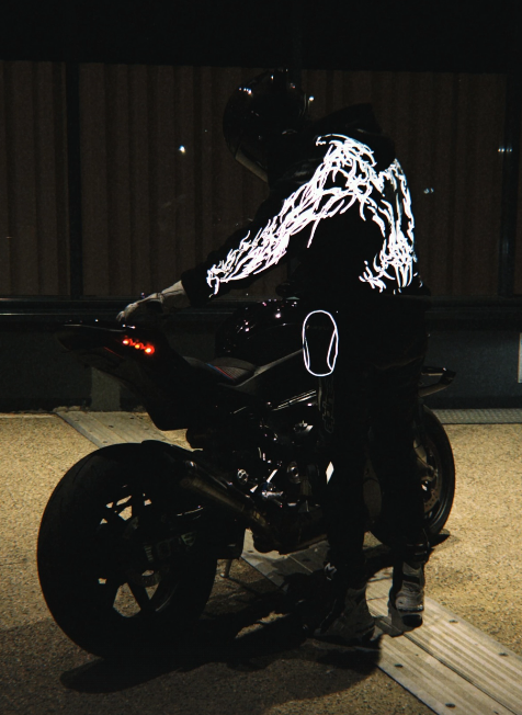 444 Racing Hoodie reflective