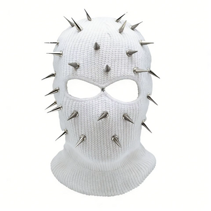 Full Face Mask Gothic Punk Beanie Studded Skull Caps Balaclava Mask