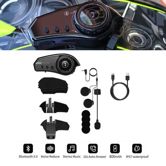 BT35 Helmet Headset Motorcycle Intercom, Interphone Intercomunicador Moto Waterproof BT5.0 Wireless Headset