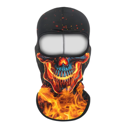 Balaclava Skull On Fire