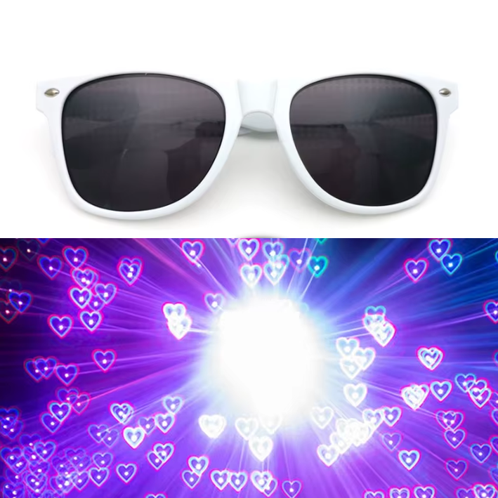 FestivalDiffraction Plastic Glasses GO RAVE