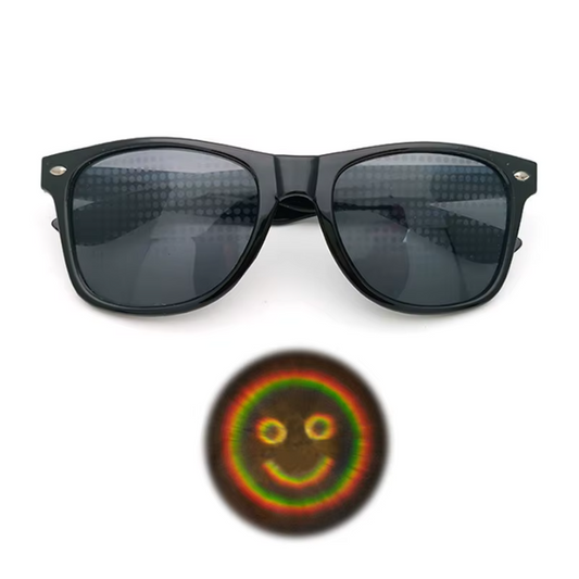 FestivalDiffraction Plastic Glasses GO RAVE