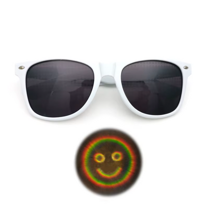 FestivalDiffraction Plastic Glasses GO RAVE
