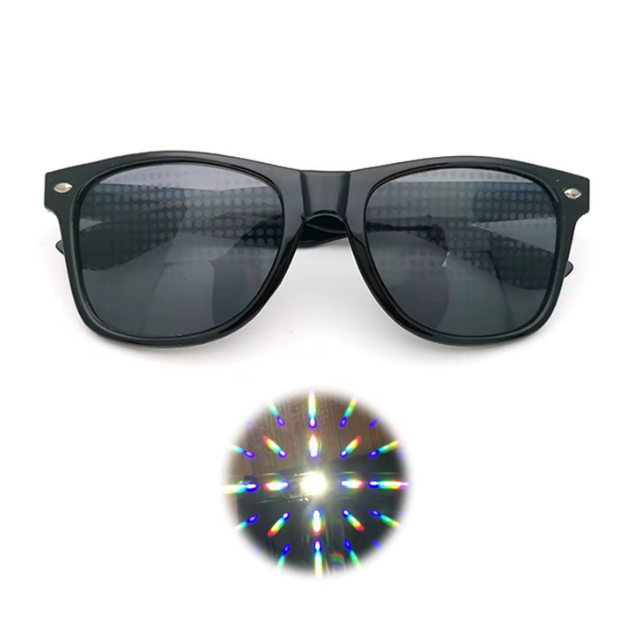 FestivalDiffraction Plastic Glasses GO RAVE