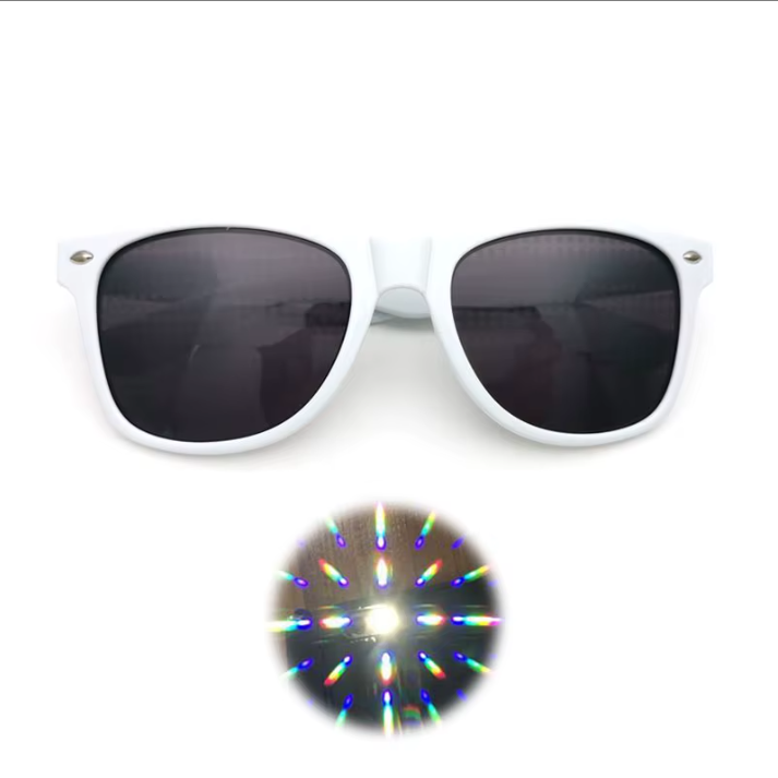 FestivalDiffraction Plastic Glasses GO RAVE