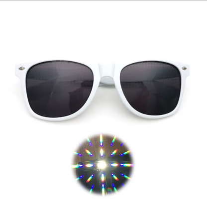 FestivalDiffraction Plastic Glasses GO RAVE