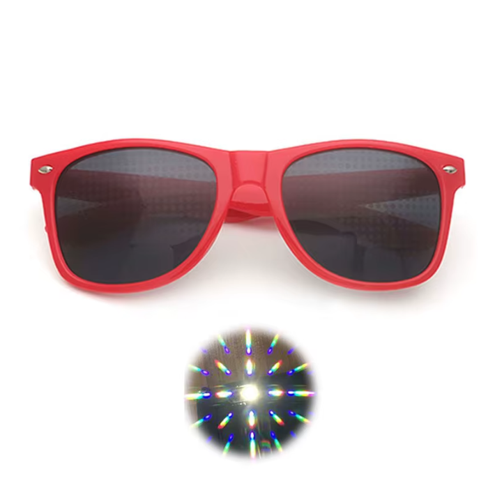 FestivalDiffraction Plastic Glasses GO RAVE
