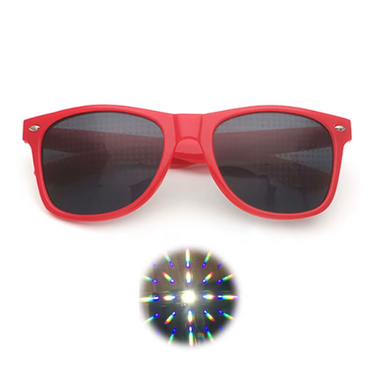 FestivalDiffraction Plastic Glasses GO RAVE
